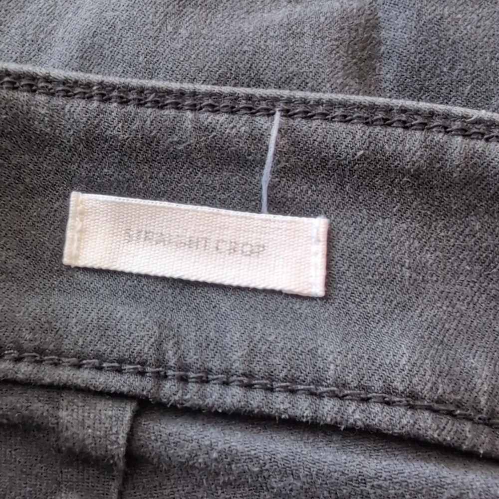 Loft Outlet Straight Crop Black Jeans Size 6 - Picture 3 of 8